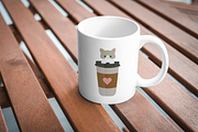 Cats and Coffee, an Animal Illustration by Raafeya's Crafts (Thumbnail 6 of 8)