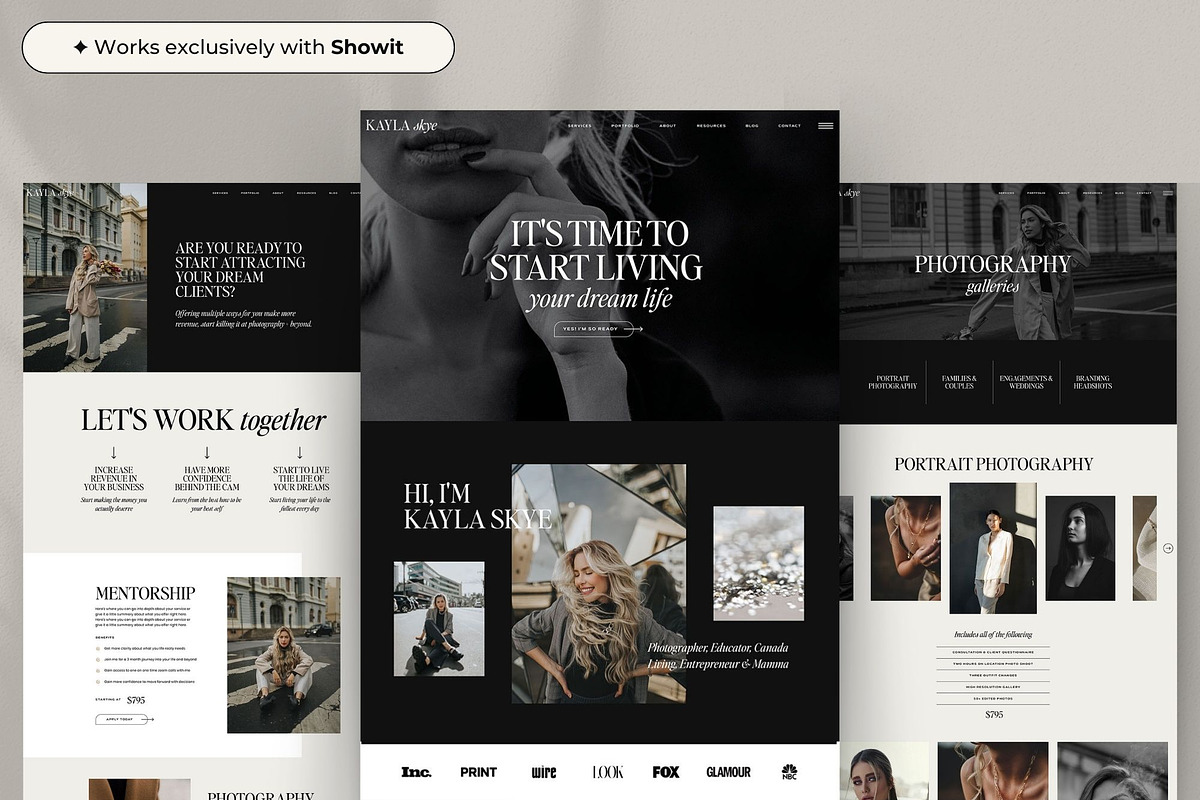 Showit website Template | Kayla Skye, a Websites & App Template by Superhero Design Co. (Photo 6 of 6)