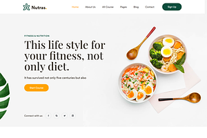 Fitness & Nutrition HTML5 Template