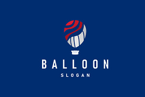 Hot air balloon logo premium, a Branding & Logo Template by Maylianaw28