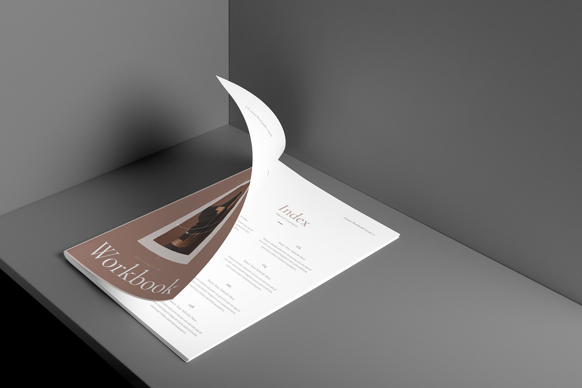 Course Workbook Template, a Magazine Template by DesignCrest (Photo 4 of 12)