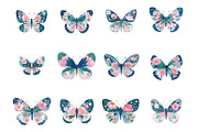 Pastel Butterfly PNG Sublimation, an Illustration by Designking (Thumbnail 2 of 5)