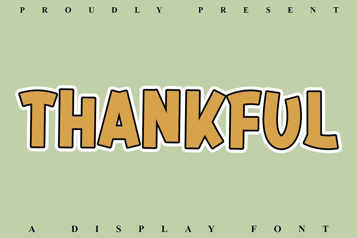Thankful, a Script Font by InermediaSTUDIO (Photo 1 of 8)