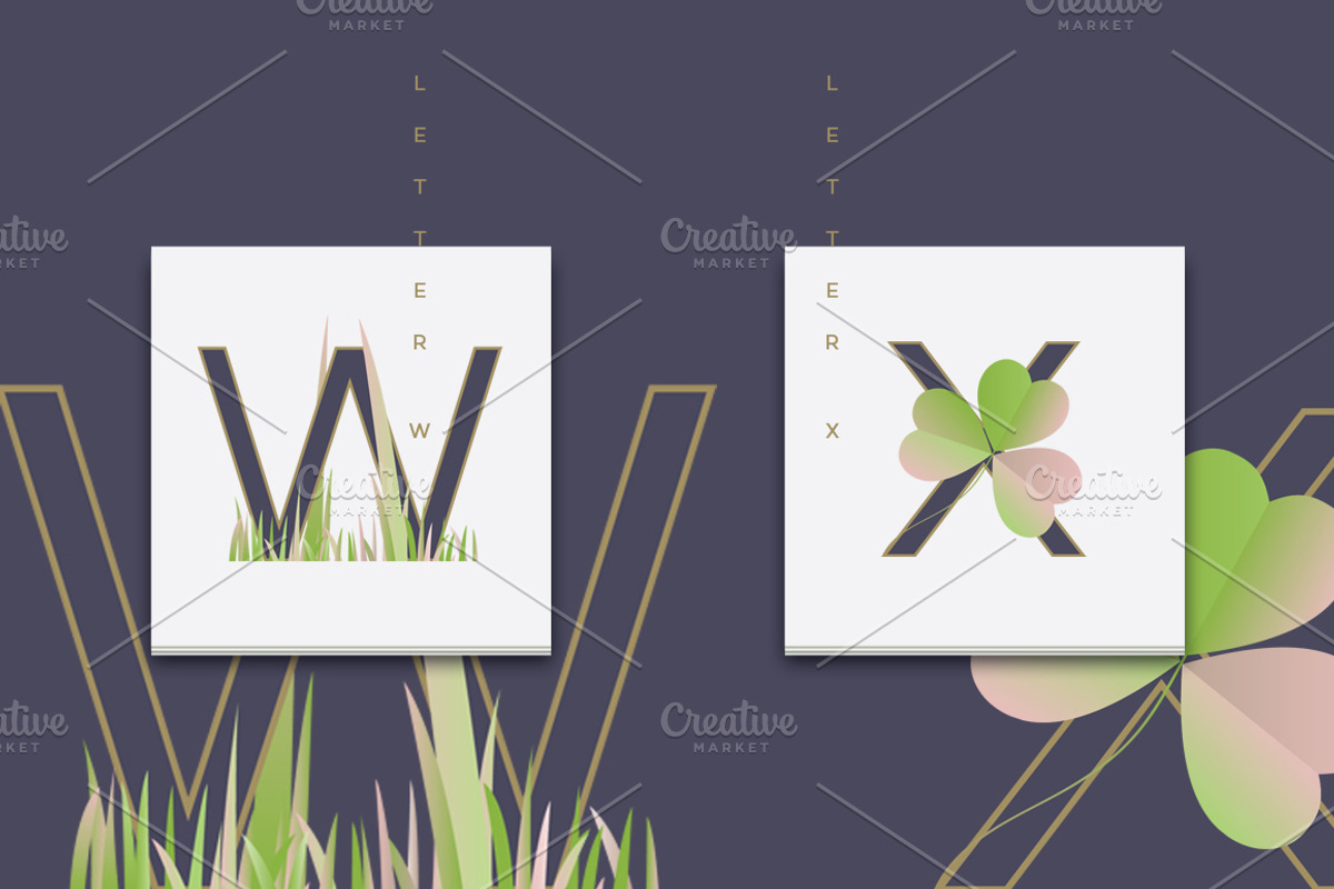 Spring alphabet letters, a Symbol Font by Polar Vectors (Photo 22 of 23)