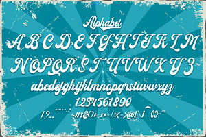 Rasioline Retro Script Font