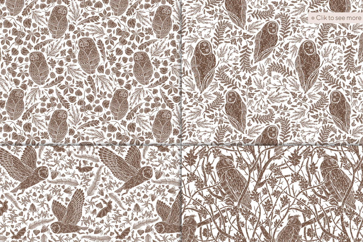 Owls graphic collection, a Decorative Illustration by Piñata (Photo 8 of 17)
