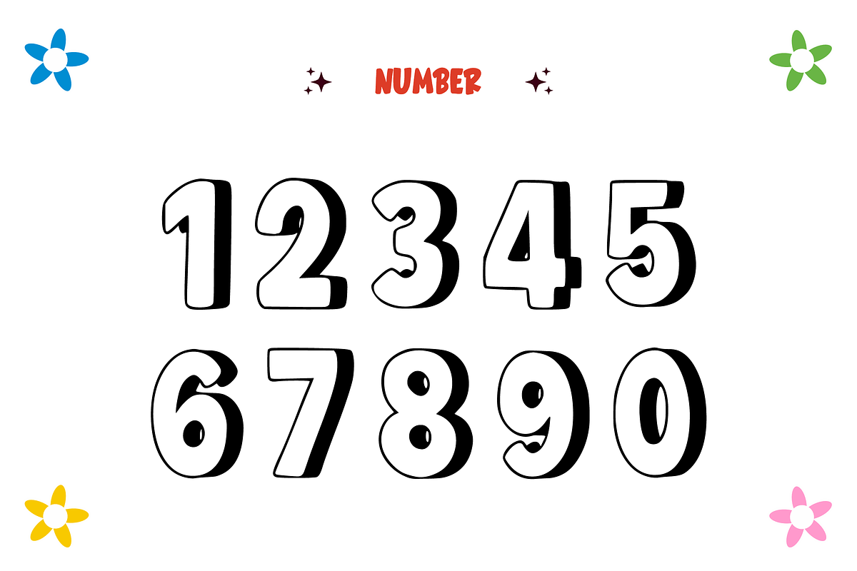Hello Kids - Display Font, a Font by KiddoGlyphs Studio (Photo 5 of 5)