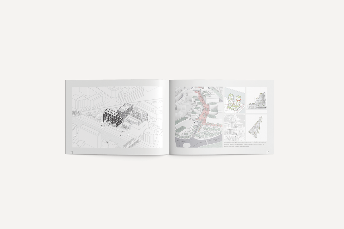 Minimalist Portfolio Template, a Brochure Template by yesitisprintable (Photo 5 of 10)