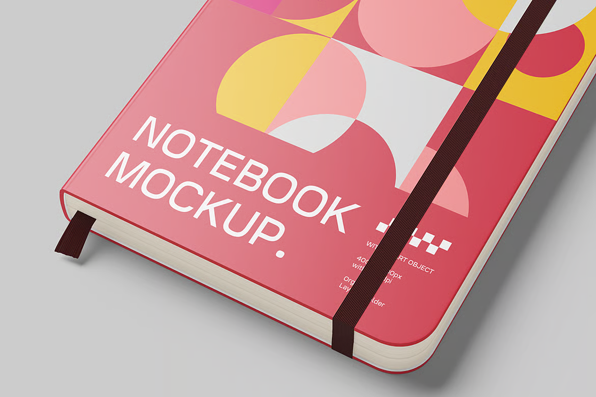 Notebook Mockup Set, a Mockup by graphicsauce (Photo 4 of 4)