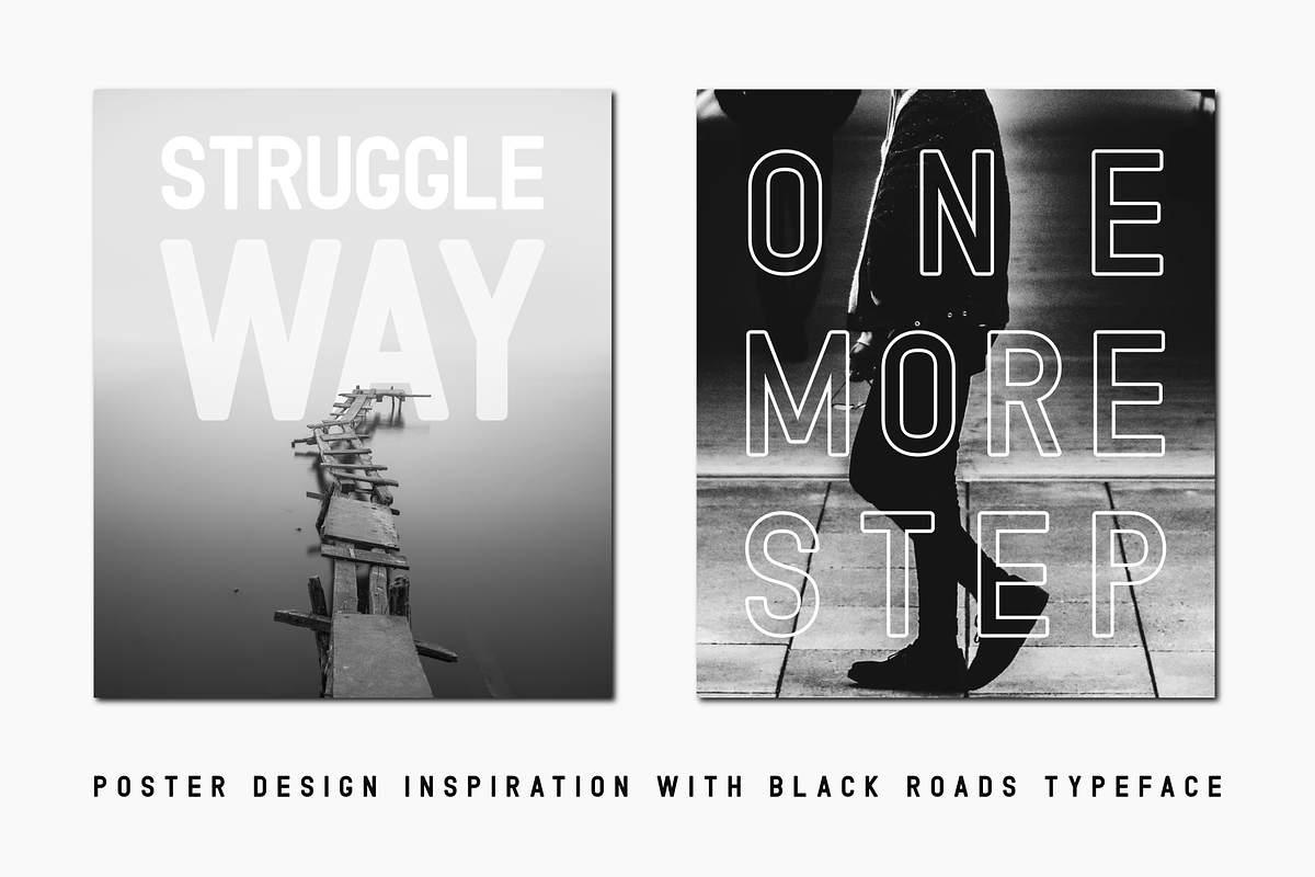 Black Roads - Display Sans Serif, a Sans Serif Font by Sibelumpagi Studio (Photo 10 of 14)