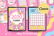 2030 Planner Canva Template Pack, a Design Template by TemplateCastleStore (Thumbnail 5 of 5)