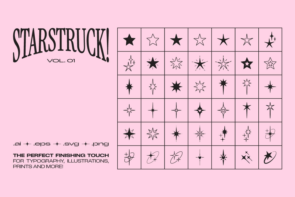 Starstruck! Vector Stars + Sparkles, a Graphic by Lucy Jenn (Photo 4 of 8)