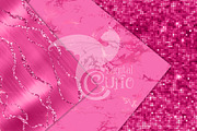 Luxury Hot Pink Textures, a Texture Graphic by Digital Curio (Thumbnail 2 of 9)