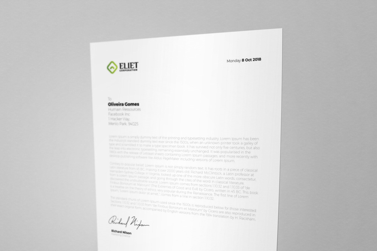 Letterhead, a Stationery Template by Design'sTRIBE (Photo 3 of 6)
