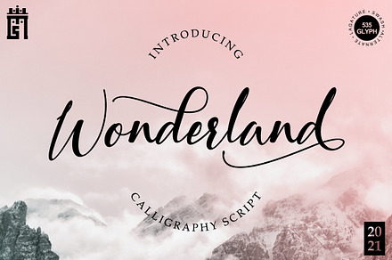 Wonderland, a Script Font by MSG Studio
