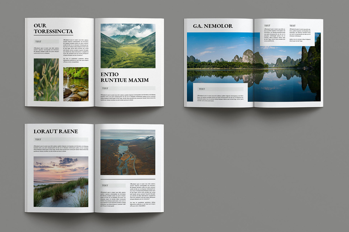 Clean Magazine Template, a Magazine Template by Seeing-art (Photo 11 of 11)