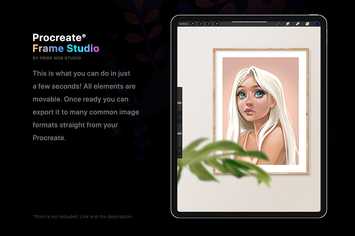 Procreate Frame Studio — Mockups, a Product Mockup by Frisk Shop (Photo 4 of 15)