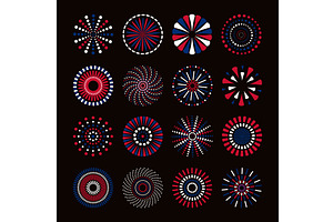 Fourth of July blue, red, white, an Object Graphic by sceptical cactus