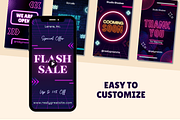 Neon Animation Instagram Story, a Templates & Theme by TemplateCastleStore (Thumbnail 7 of 9)