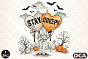 Stay Creepy PNG, Heart Halloween PNG, an Icon by DreamCafeArt (Thumbnail 1 of 7)
