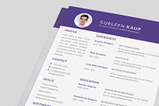 Resume Template and Cover Letter, a Resume Template by designvillage (Thumbnail 5 of 13)