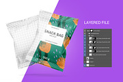 Snack bag mockup set, a Cups & Container Mockup by ShooShooShop (Thumbnail 2 of 7)