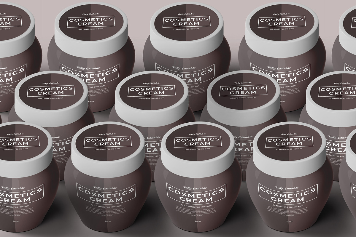 Cosmetics Cream Container Mockup, a Cups & Container Mockup by Modern Studio (Photo 14 of 14)