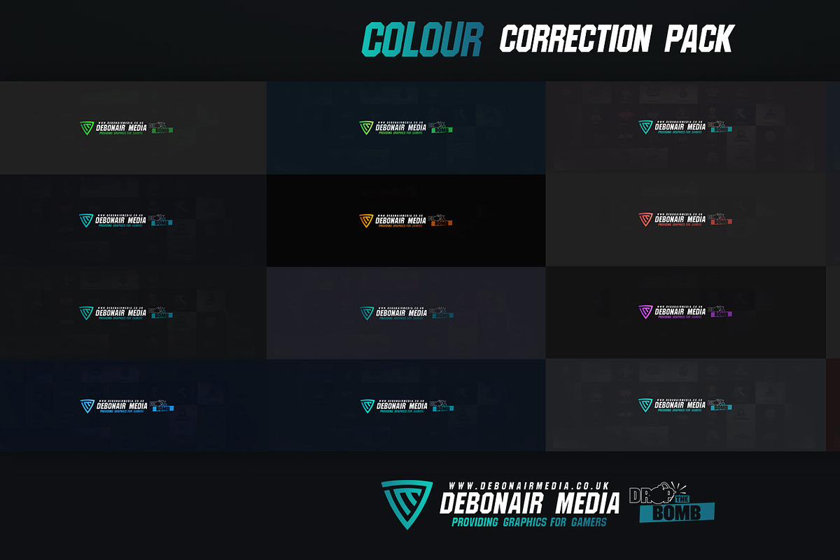 Colour Correction Pack - 16 Total, a Layer Style Add-On by Debonair Media