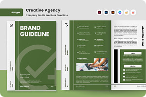 Branding Guide for Creative Agency, a Branding & Logo Template by twinstd