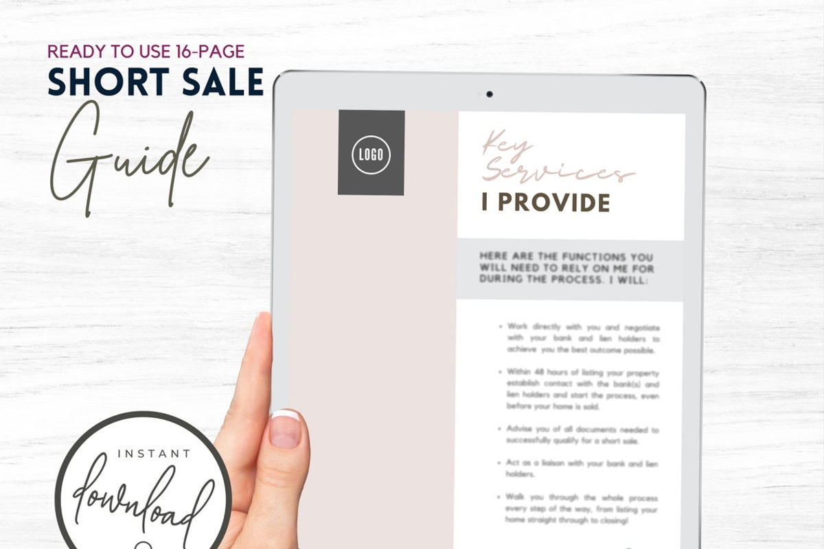 Real Estate Short Sale Guide Template