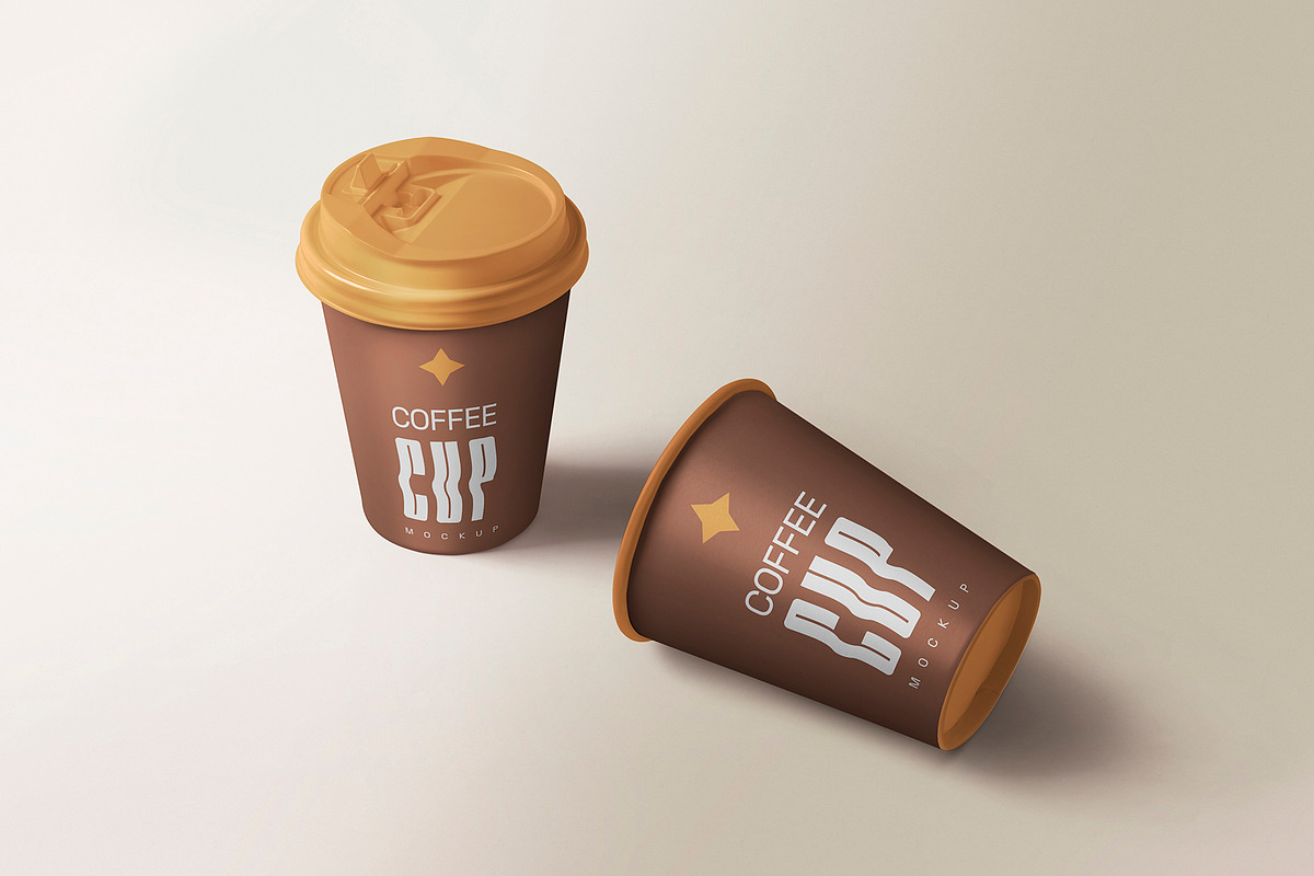 Paper Cup Mockup, a Product Mockup by MockupCraft (Photo 5 of 7)