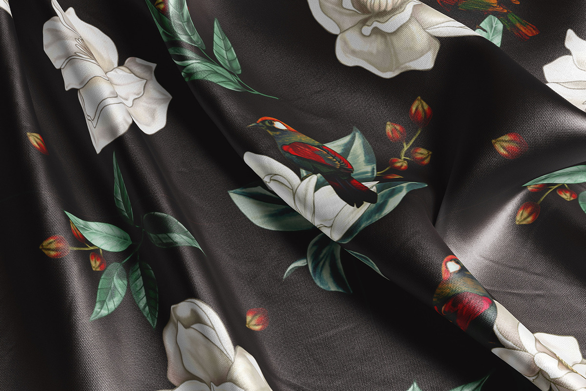 Seamless patterns Song of Magnolia, a Pattern Graphic by Yana Dobrik (Photo 12 of 13)