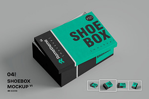 Shoebox vol.01 - Mockup, a Product Mockup by Rometheme Std