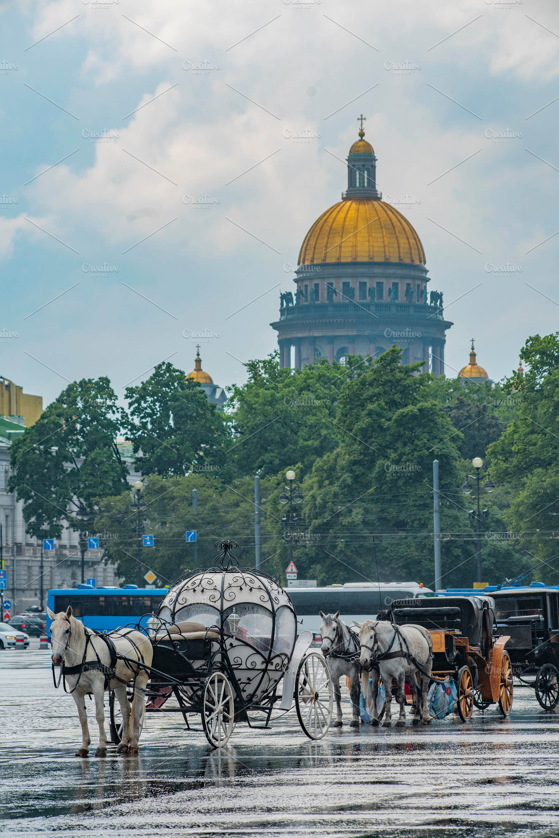 Heavy rain in the center of Saint Petersburg., a Photo by Pictures for you!!!!!!!!!
