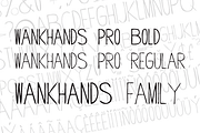 WankHands Pro Family, a Font by AdultHumanType (Thumbnail 1 of 3)