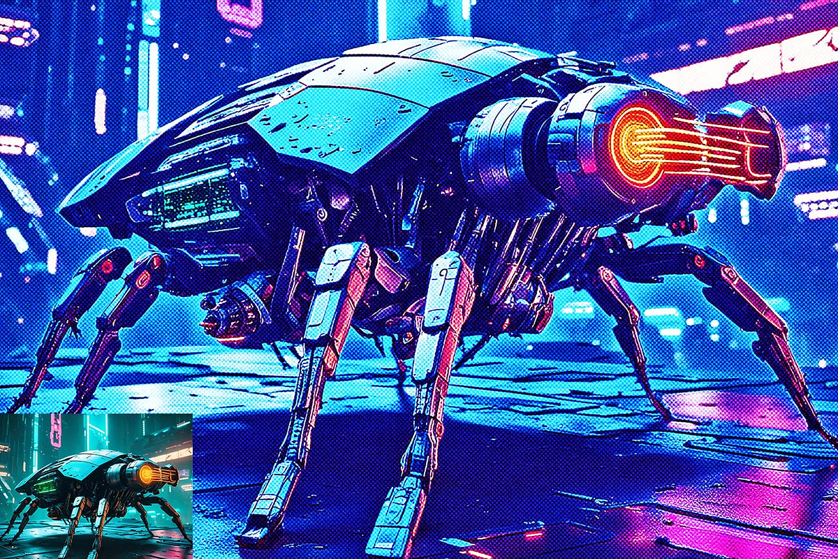 Cyberpunk Style Artwork Ps Action, an Action Add-On by Studio Retouch (Photo 11 of 14)