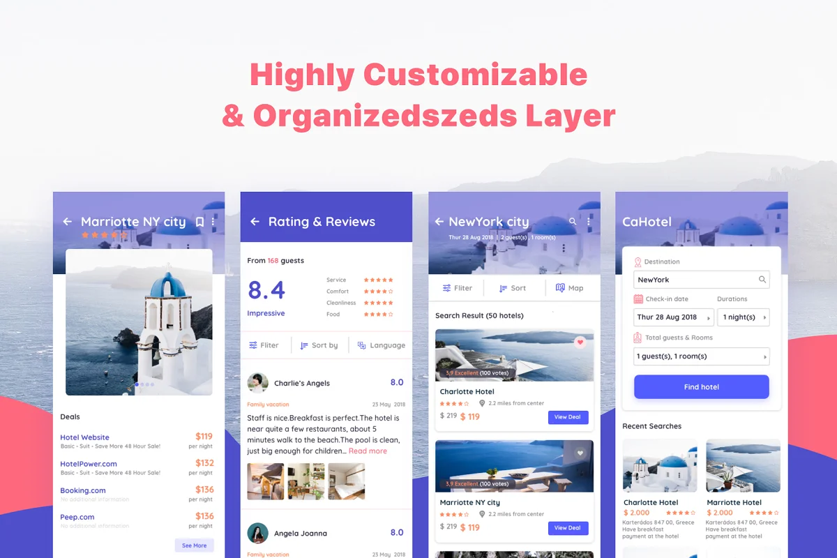 Cahotel - Booking Hotel App Design, an App Template by Capi Product (Photo 3 of 5)