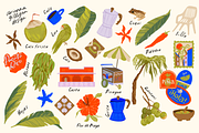 Latin & Caribbean Inspired Clipart, an Illustration by Drawn By Arianna (Thumbnail 2 of 5)