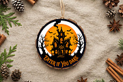 Enter If You Dare Haunted House SVG, a Seasonal Illustration by CrexoraLab (Thumbnail 2 of 3)