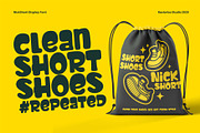 Nick Short a Display Font, a Handwritten Font by Rasiorise Studio (Thumbnail 7 of 12)