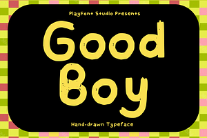 Good Boy! - A Handmade Font