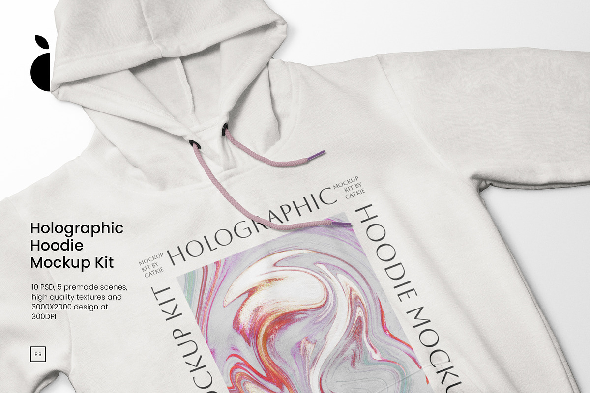 Hoodie Mockup Kit VOL1, a Hoody Mockup by Catkie - Digital Art (Photo 1 of 8)