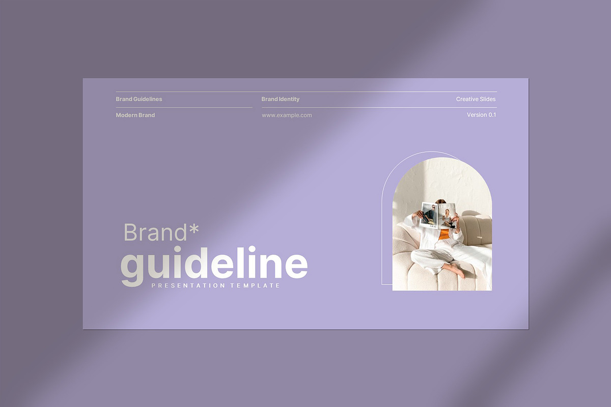 Brand Guidelines Template, a Presentation Template by CreativeSlides (Photo 2 of 7)