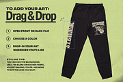 Sweatpants Merch Mockup, a Merchandise Mockup by Brent Galloway (Thumbnail 2 of 5)
