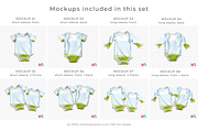 Baby One Piece Canva Smart Mockup, an Apparel Mockup by Mockup Scene (Thumbnail 3 of 16)