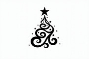 Festive Swirl Xmas Tree Bundle, an Illustration by yasushie (Thumbnail 18 of 21)