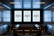 4 Billboard Mockups Escalators Set, an Advertising Mockup by rodrigofkaminski (Thumbnail 1 of 5)