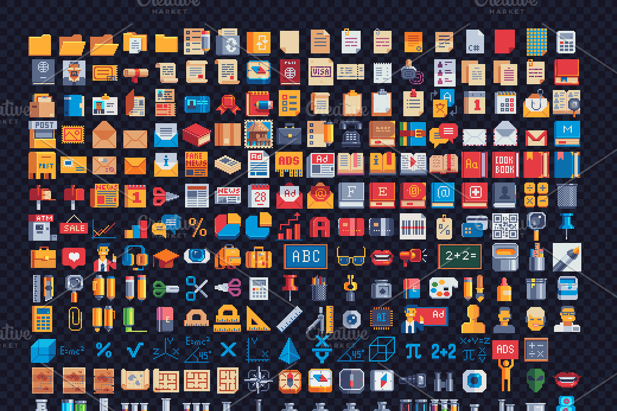 2500 - Icons Mega Bundle, an Icon by Poloviiinkin (Photo 3 of 9)