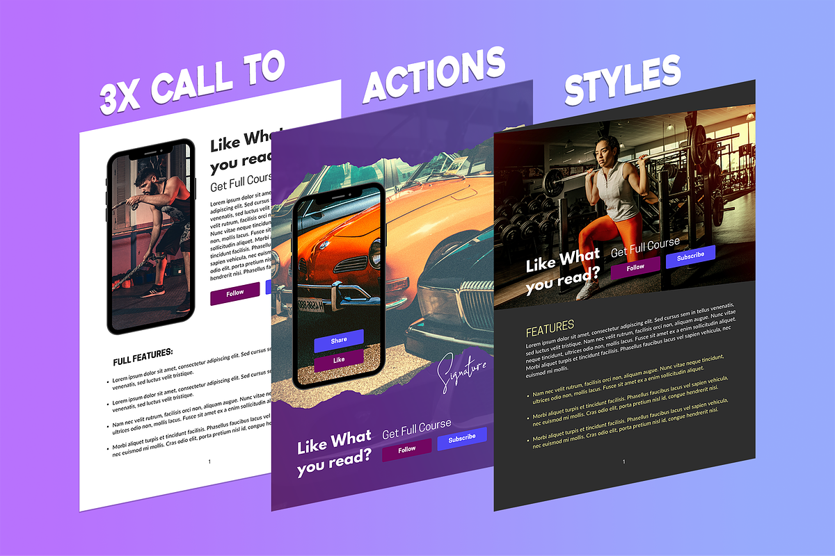 Canva Bold Ebook Template, a Templates & Theme by ZohairKhanLtd (Photo 9 of 9)