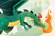 Gouache Shader Brushes | Illustrator, a Brush Add-On by RetroSupply Co. (Thumbnail 4 of 14)